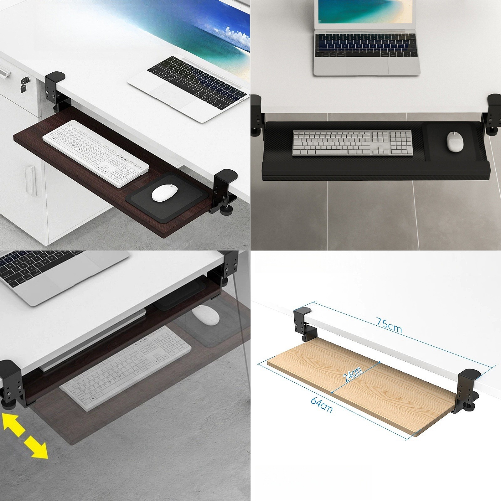 Keyboard Drawer Under - Soporte para Teclado Deslizable Bajo la