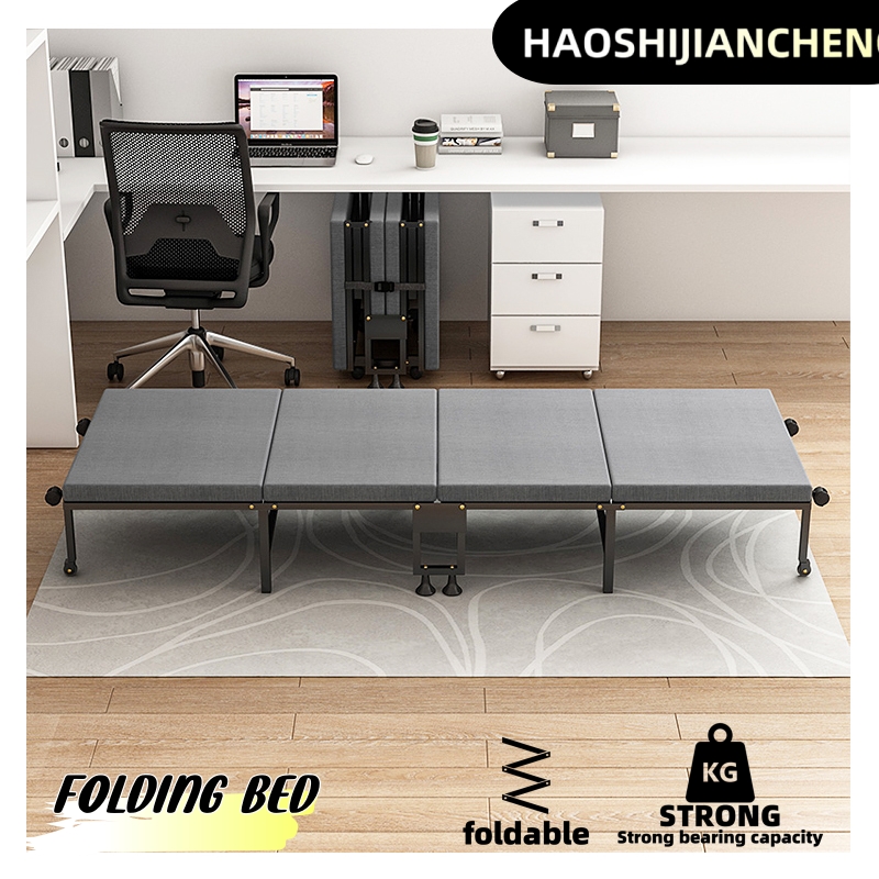 Office Furniture For Home - Cama plegable de cuatro pliegues portátil