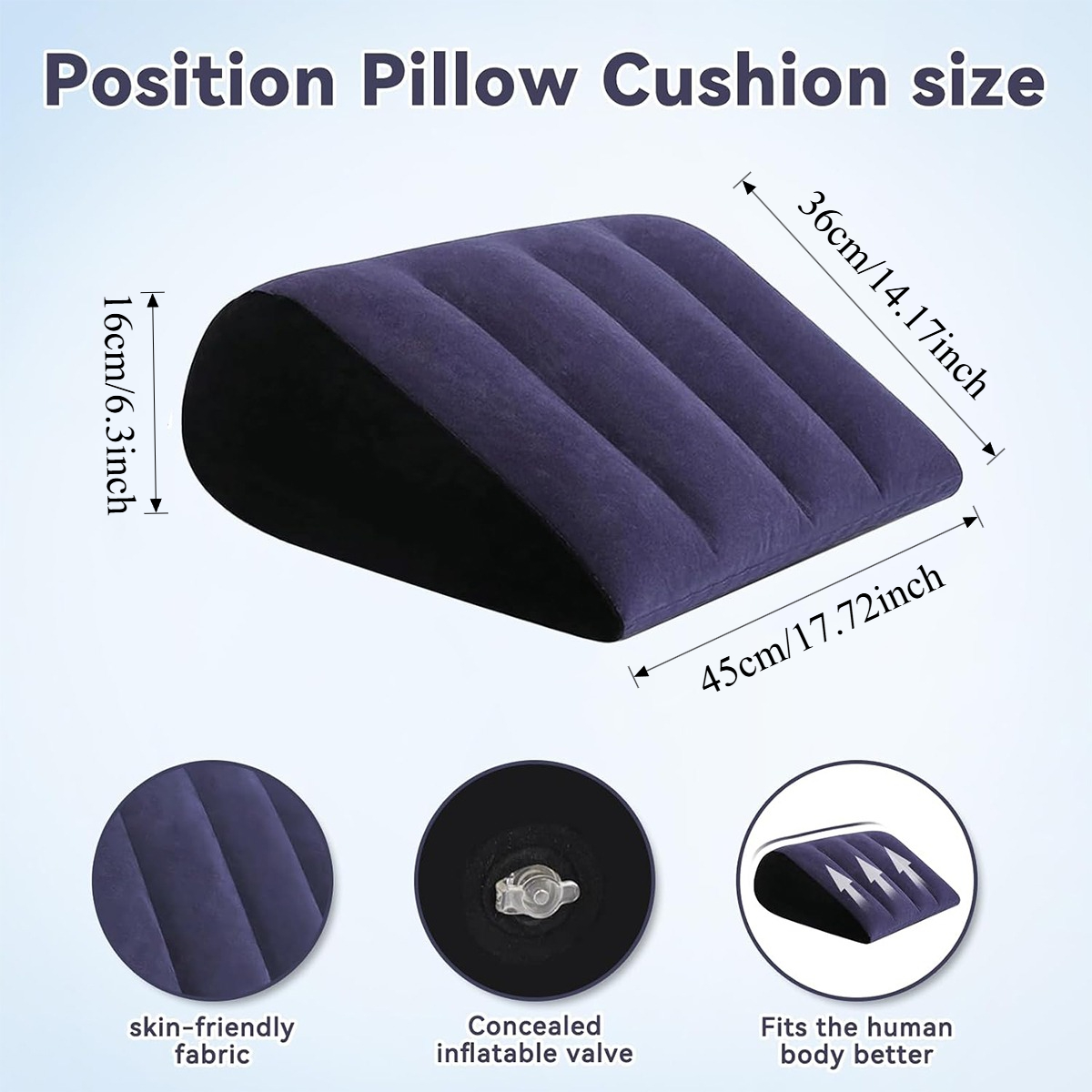 Almohada inflable ergonómica m - Office Furniture For Home reseña y precio