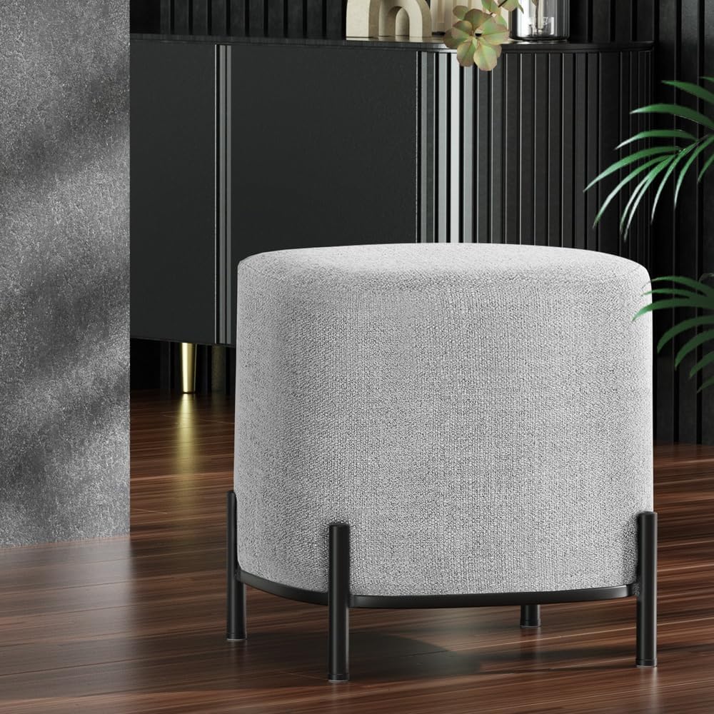 **/Ottoman, Reposapiés redondo - Office Furniture For Home reseña y precio