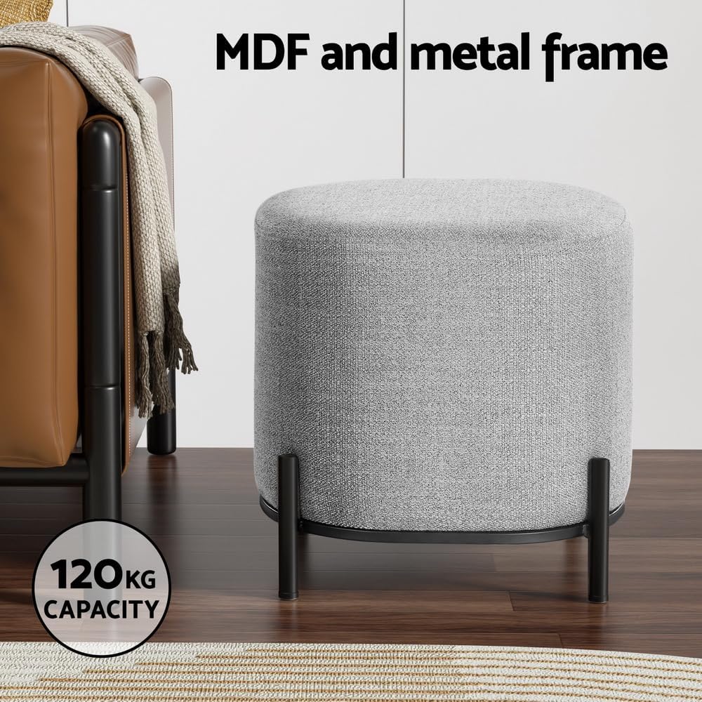 **/Ottoman, Reposapiés redondo - Office Furniture For Home reseña y precio