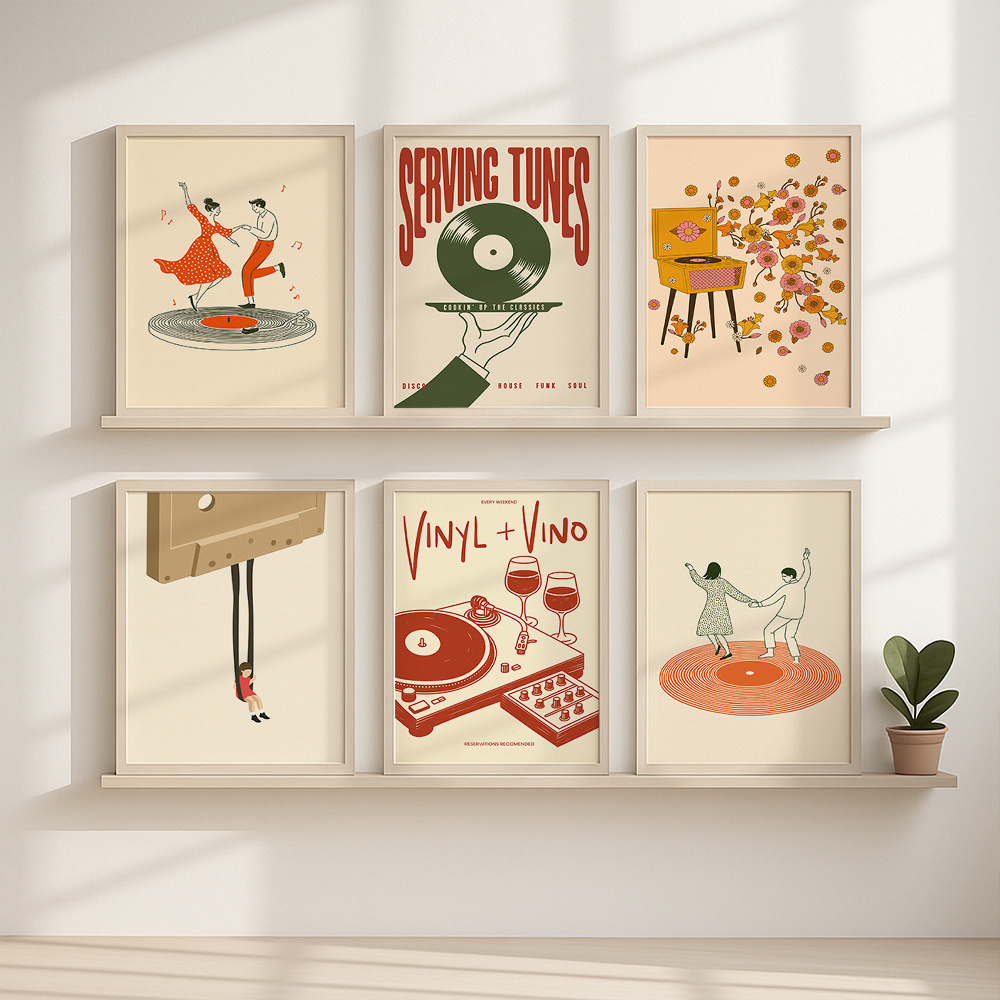 Póster de Lona Vintage con Dis - Office Furniture For Home reseña y precio