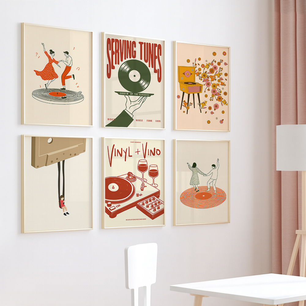 Póster de Lona Vintage con Dis - Office Furniture For Home reseña y precio