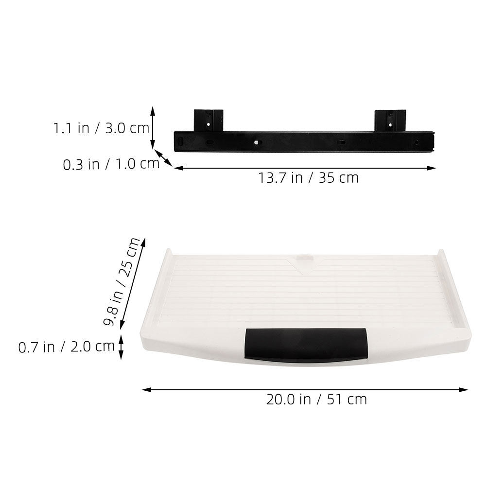 1. Bandeja deslizante para tec - Keyboard Drawer Under reseña y precio