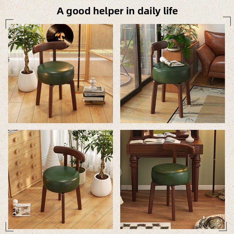 Silla giratoria de madera maci - Office Furniture For Home reseña y precio