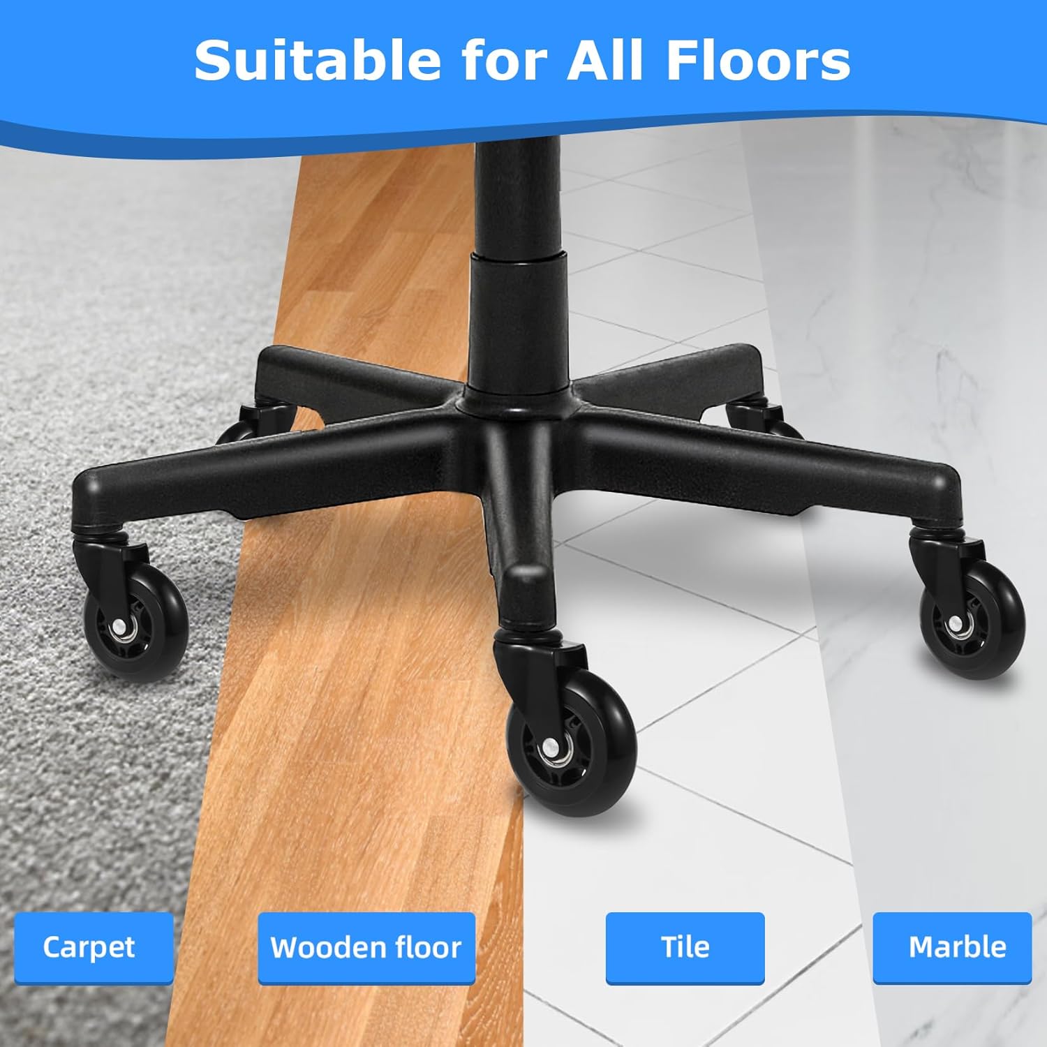 Reemplazo de ruedas para silla - Gaming Desk With Hutch reseña y precio